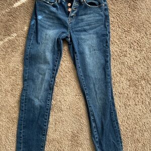 Altar'd State Dark Blue Skinny Jeans